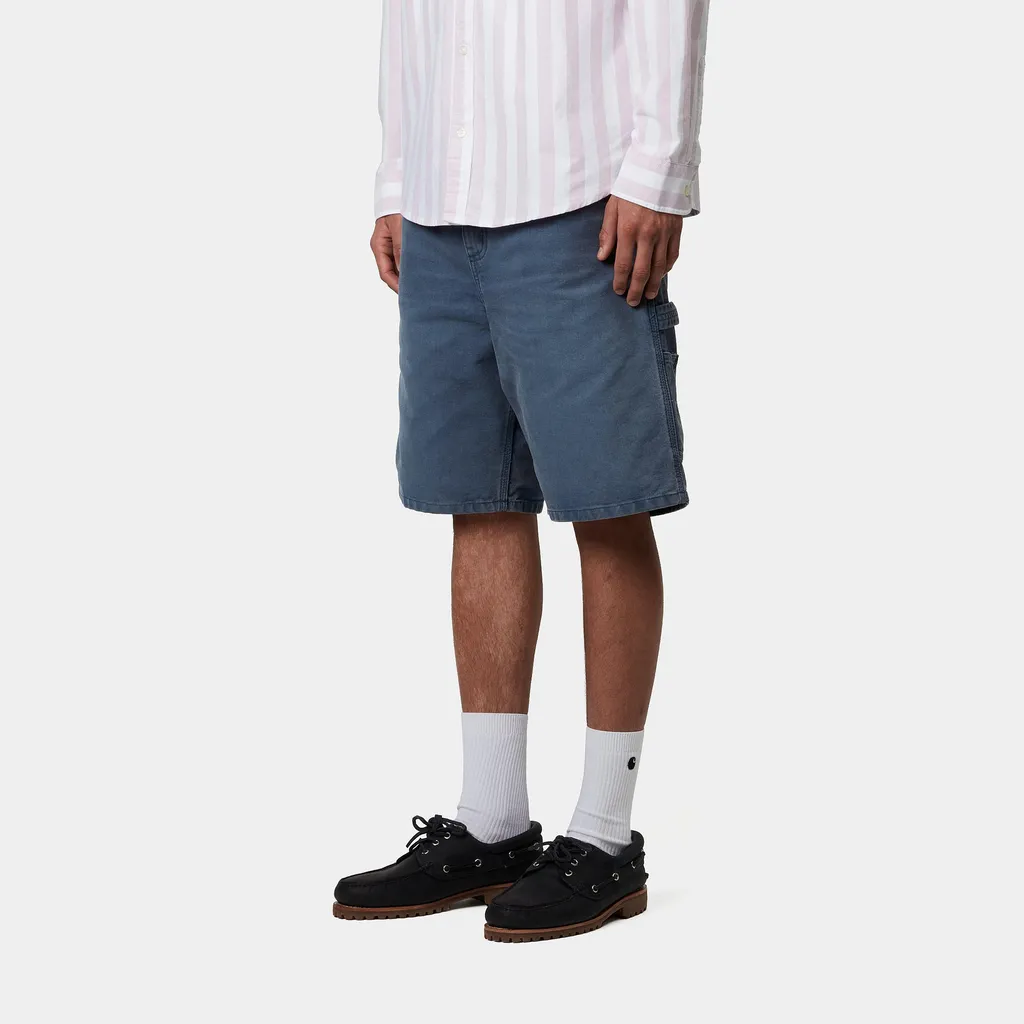 Single Knee Relaxed Straight Fit Shorts