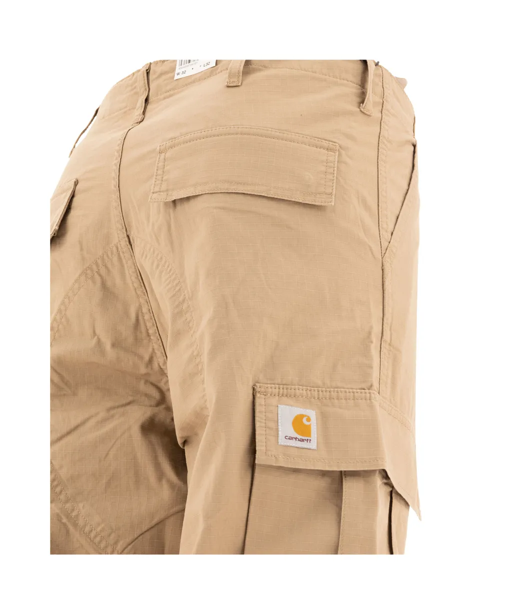 Regular Drawstring Hem Cargo Pants