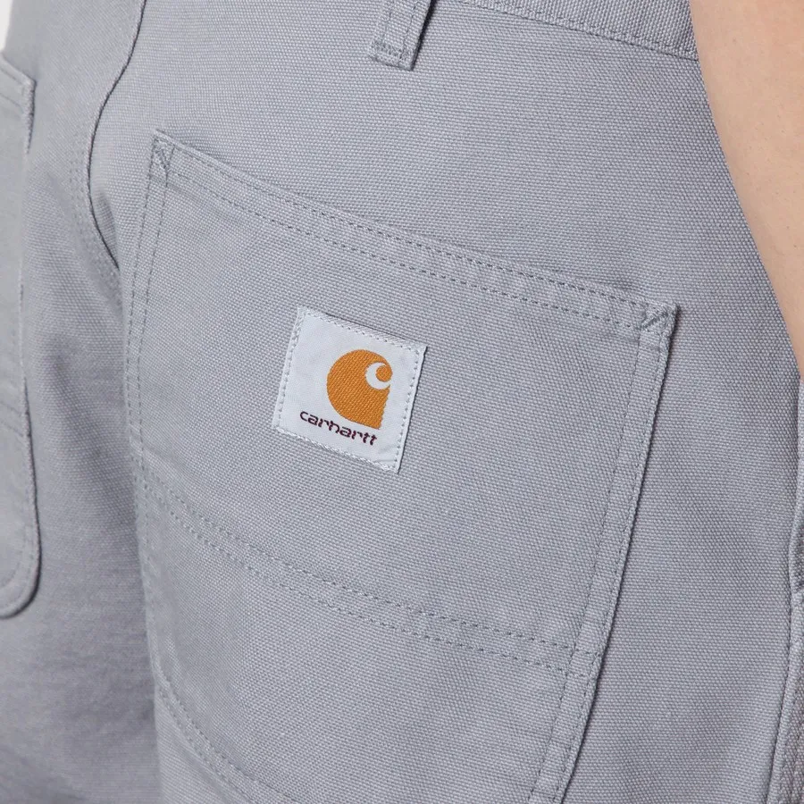 Double Knee Logo Patch Straight-Leg Trousers
