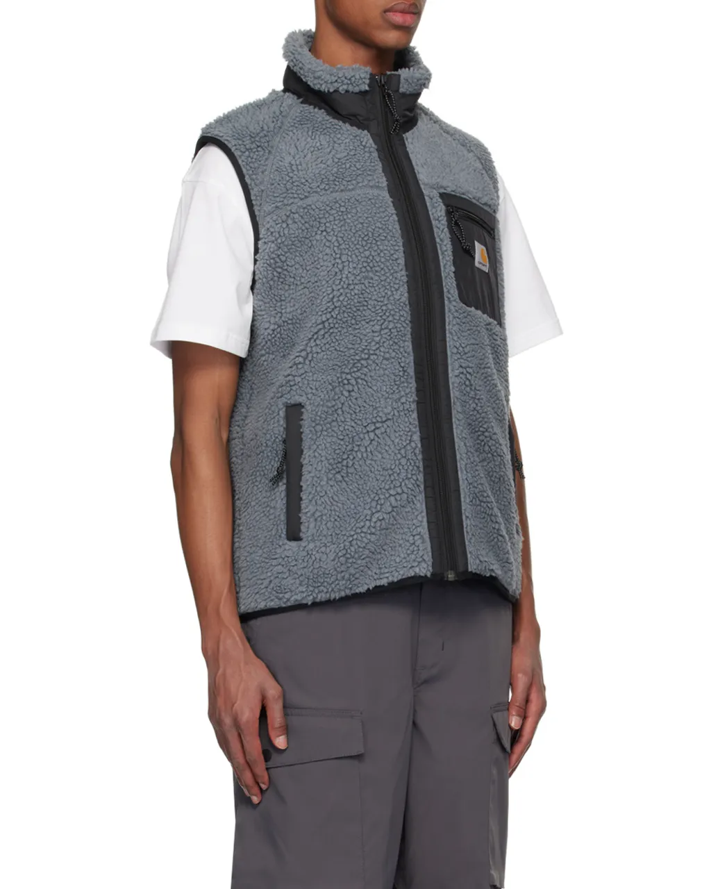 Prentis Logo Patch Zipped Vest