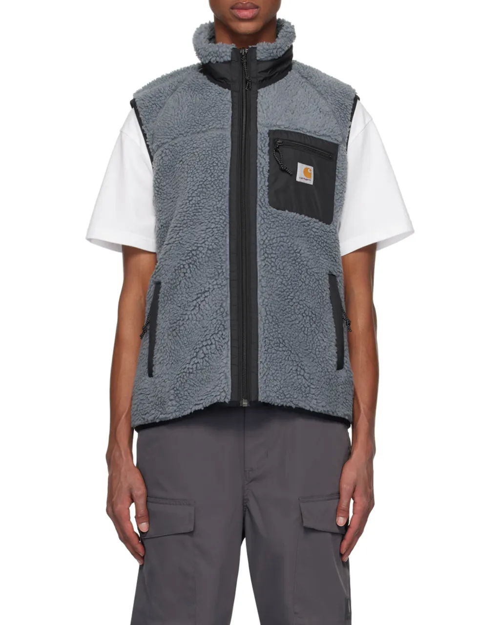 Prentis Logo Patch Zipped Vest