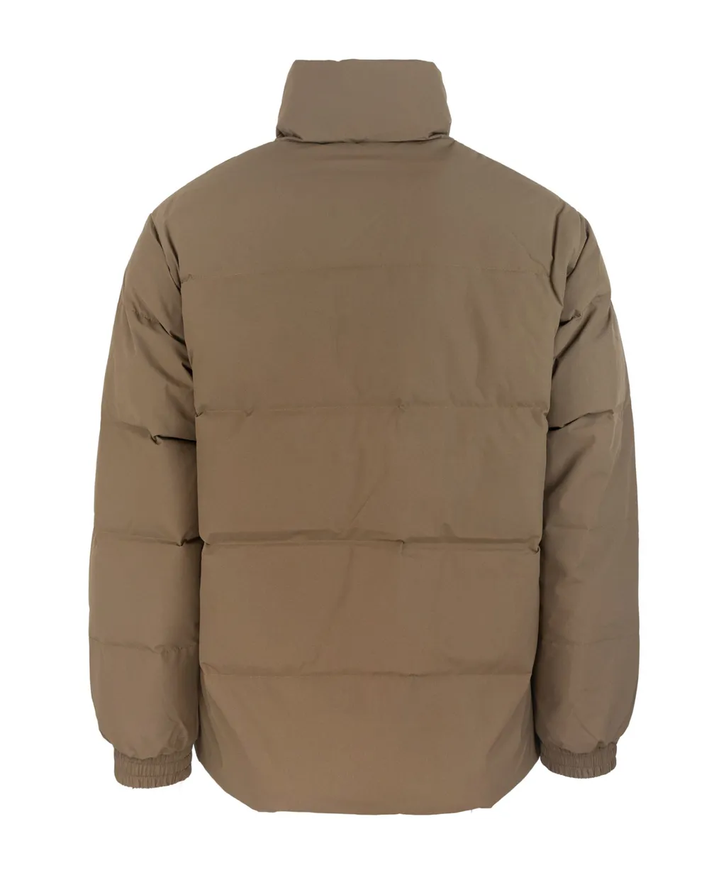 Logo Embroidered High-Neck Padded Jacket
