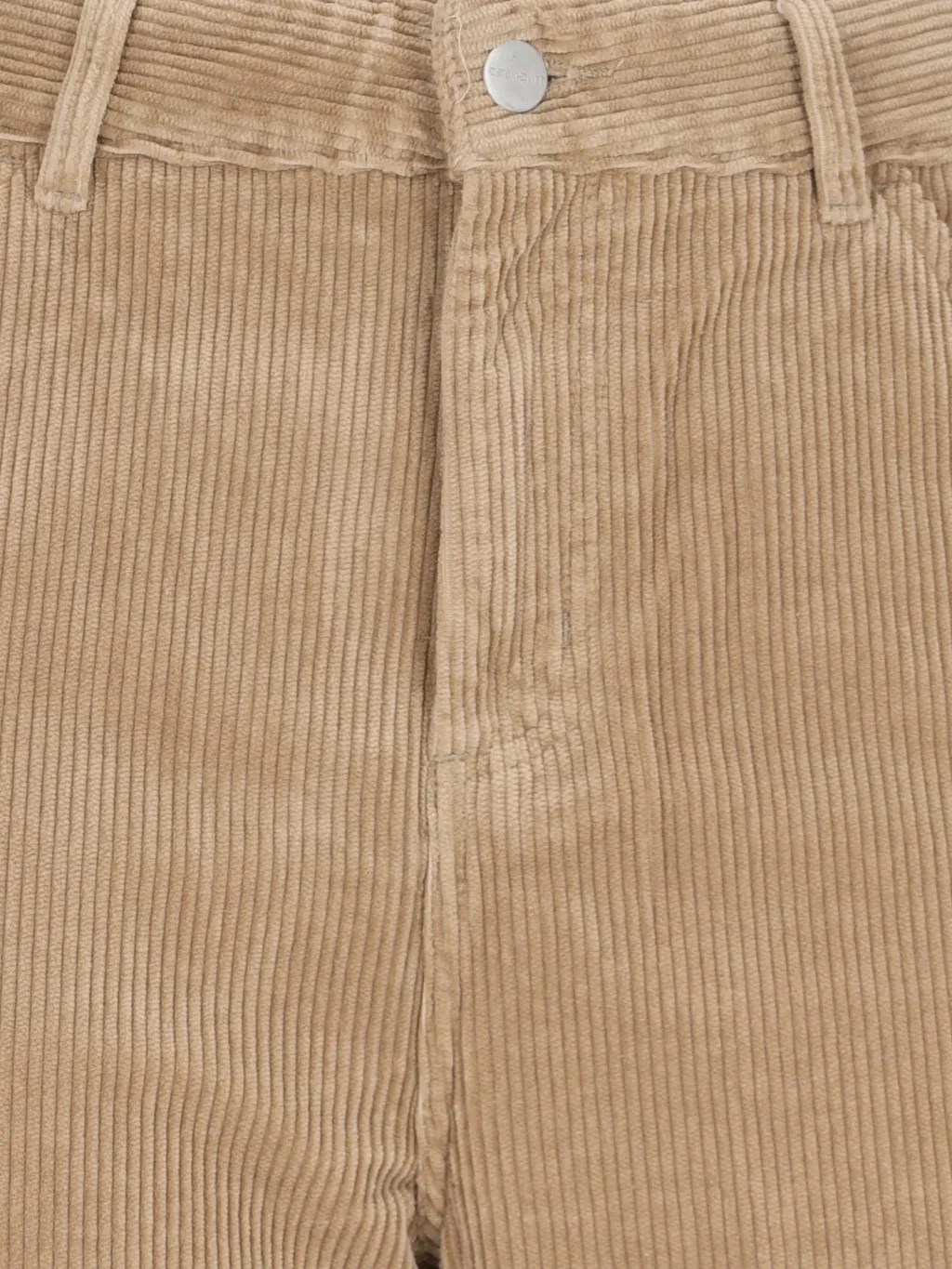Simple Wide-Leg Corduroy Trousers
