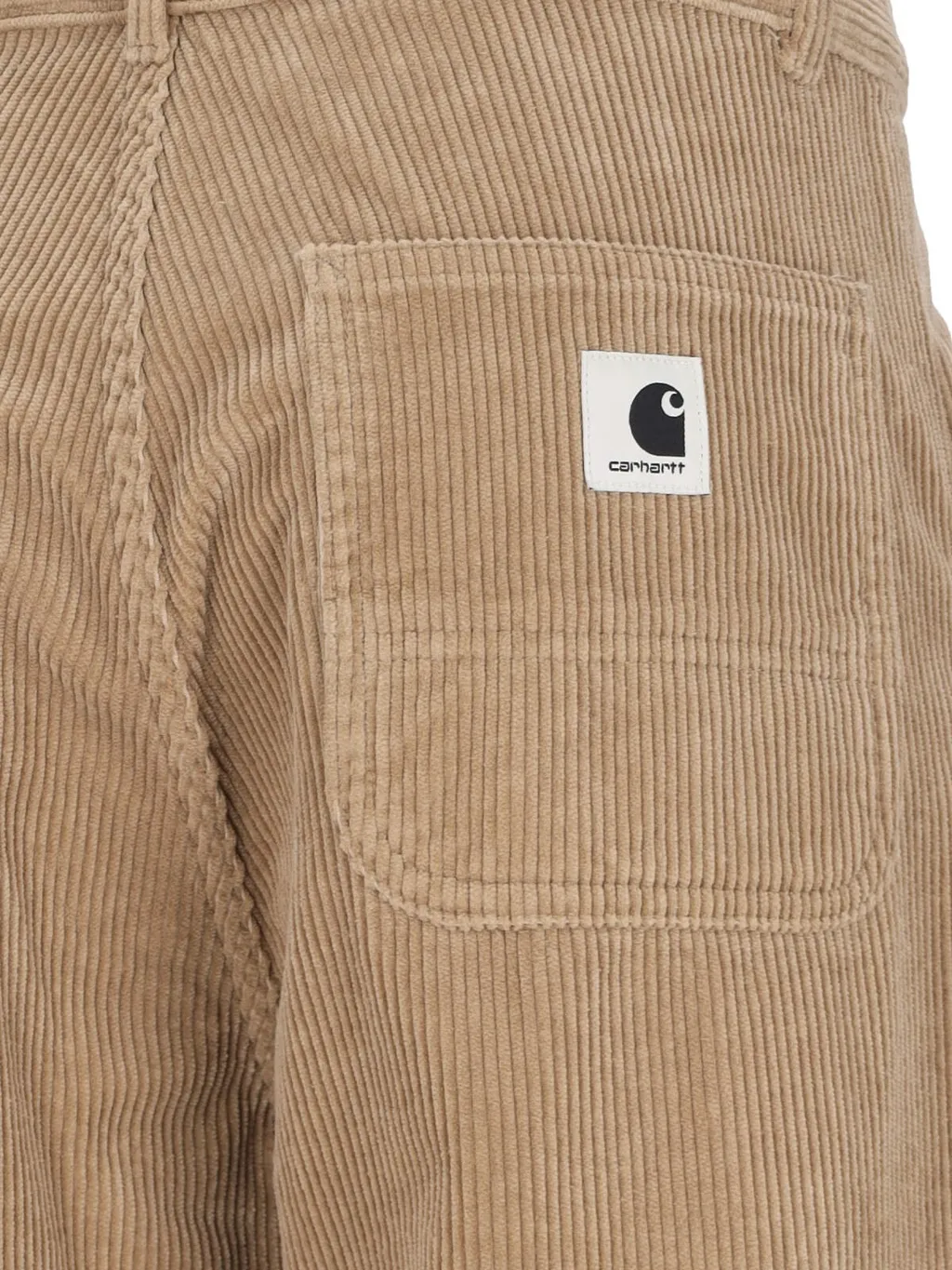 Simple Wide-Leg Corduroy Trousers