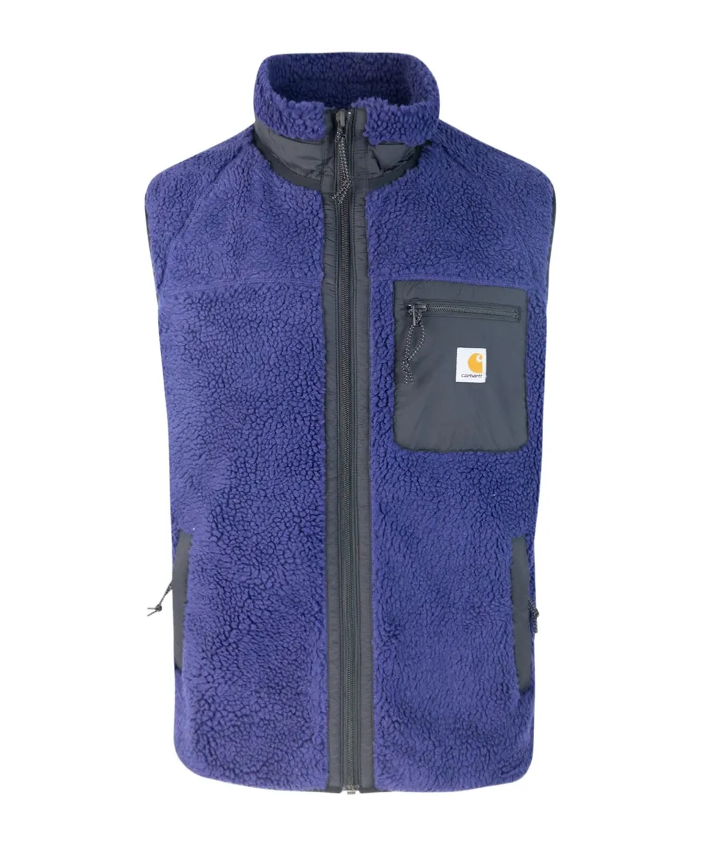 Logo Patch Zip-Up Gilet