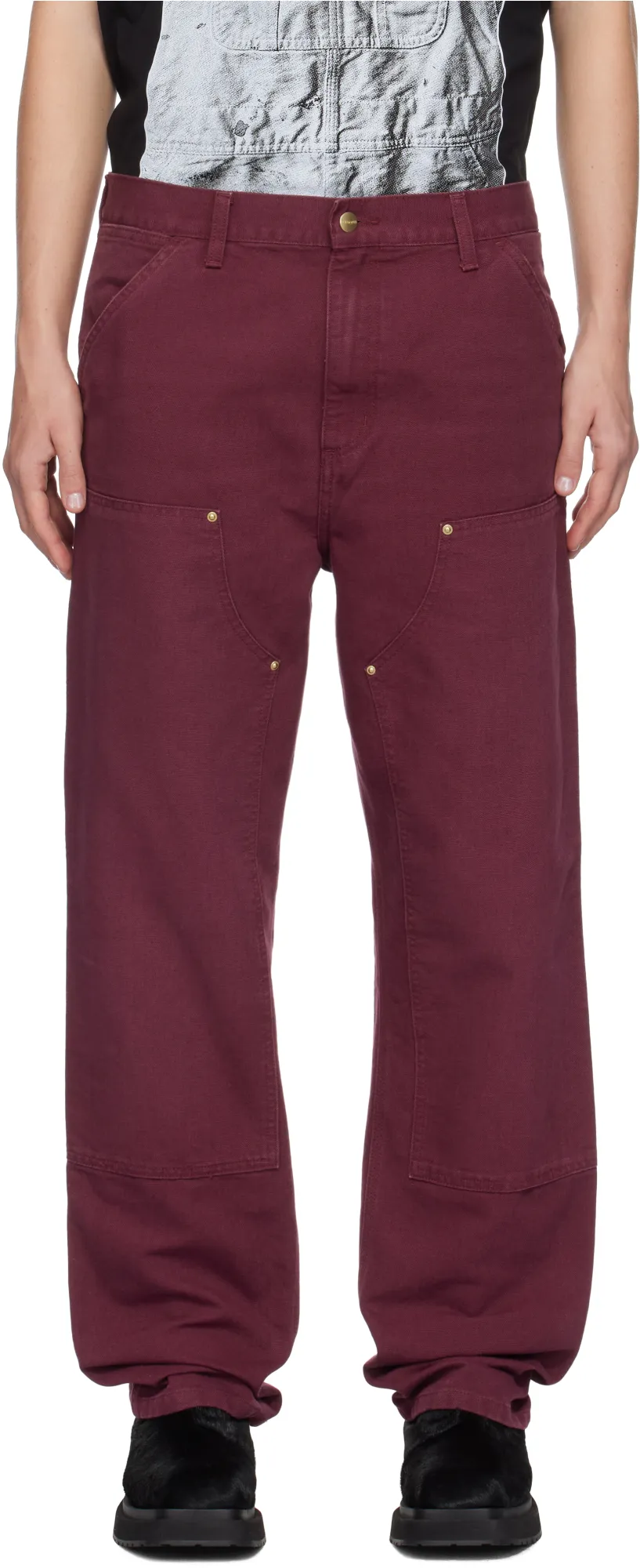 Belt-Loop Casual Pants