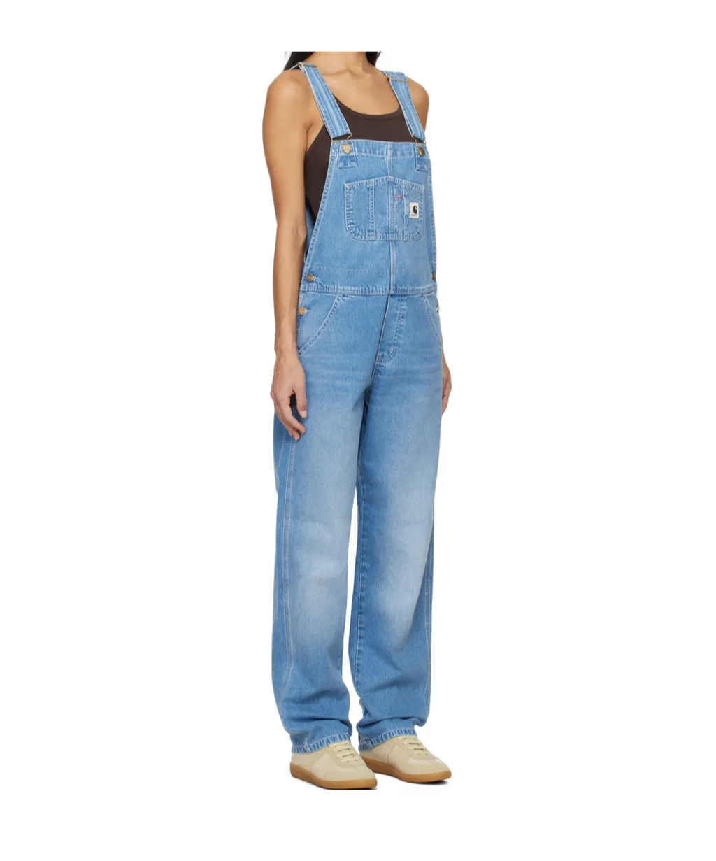W' Orlean V-Back Denim Overalls