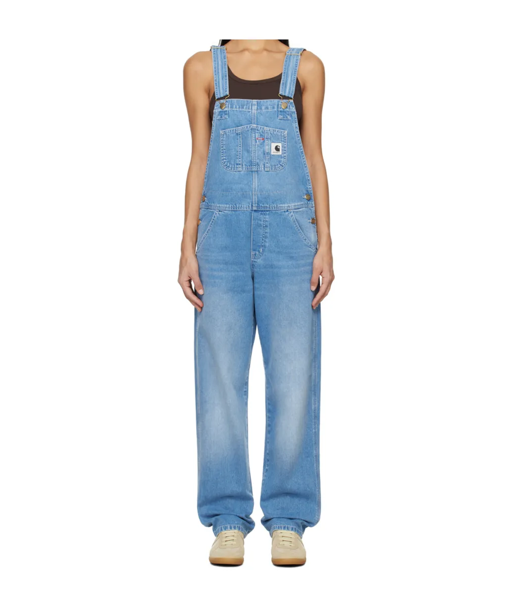 W' Orlean V-Back Denim Overalls