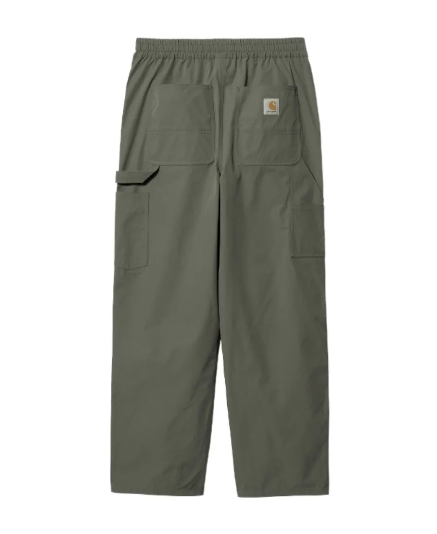 Logo-Patch Straight-Leg Trousers