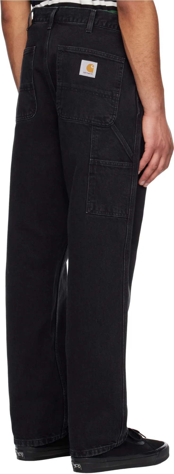Logo-Patch Straight-Leg Jeans