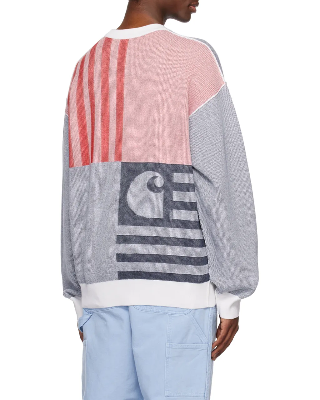 Intarsia-Logo Long-Sleeve Jumper
