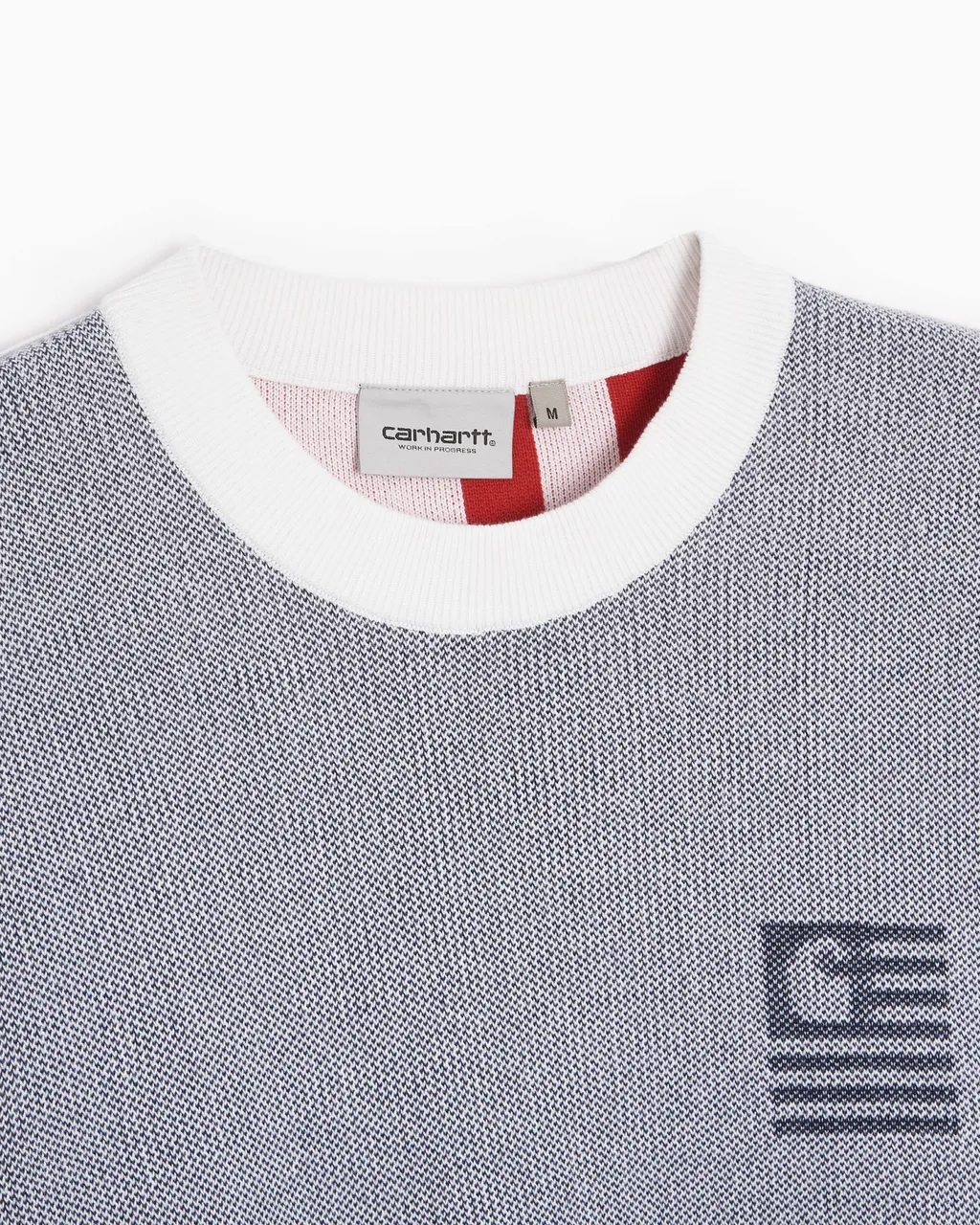 Intarsia-Logo Long-Sleeve Jumper