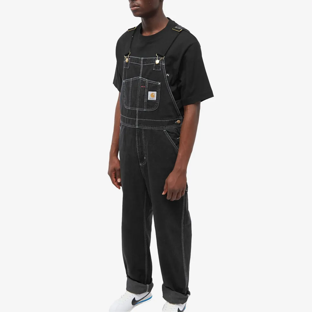 Logo-Patch Straight-Leg Dungarees