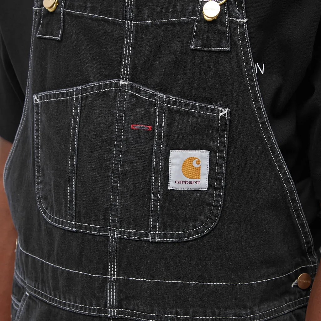 Logo-Patch Straight-Leg Dungarees