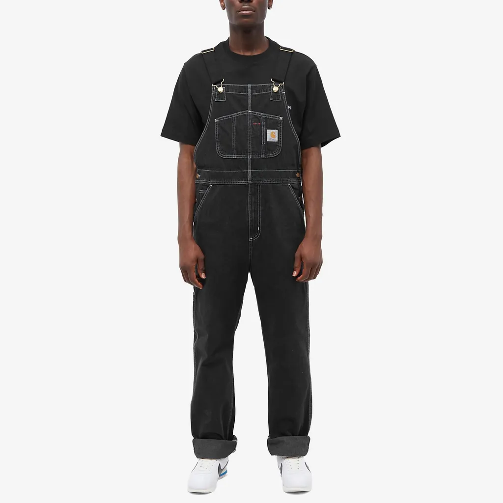 Logo-Patch Straight-Leg Dungarees