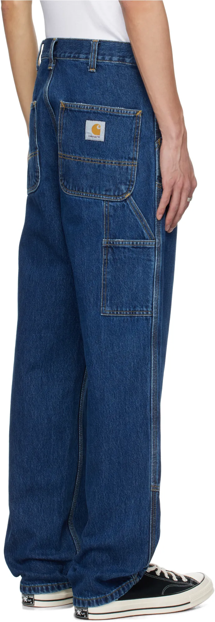 Multi-Pocket Denim Trousers