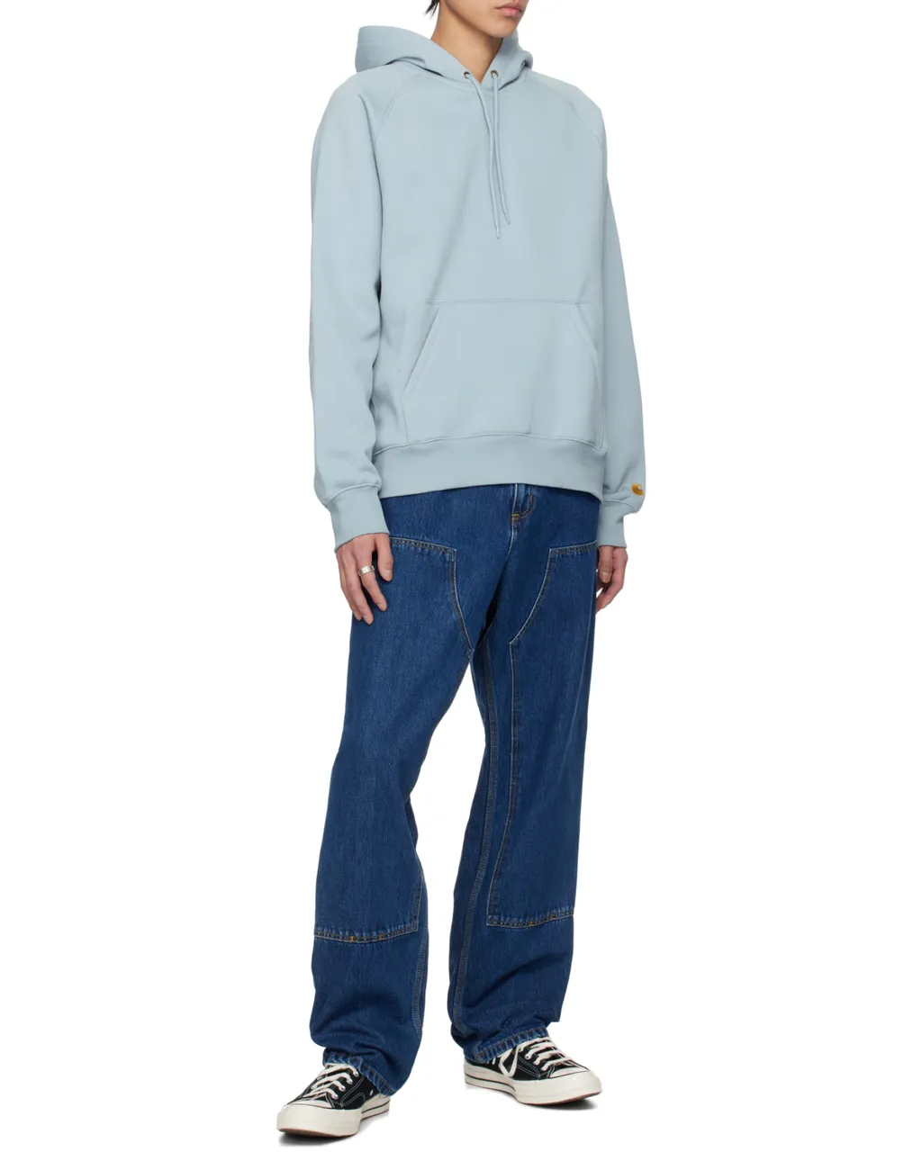 Multi-Pocket Denim Trousers