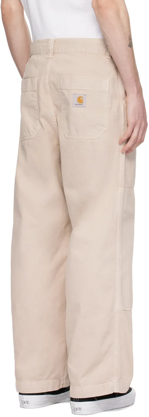 Logo Patch Wide Leg Jeans
