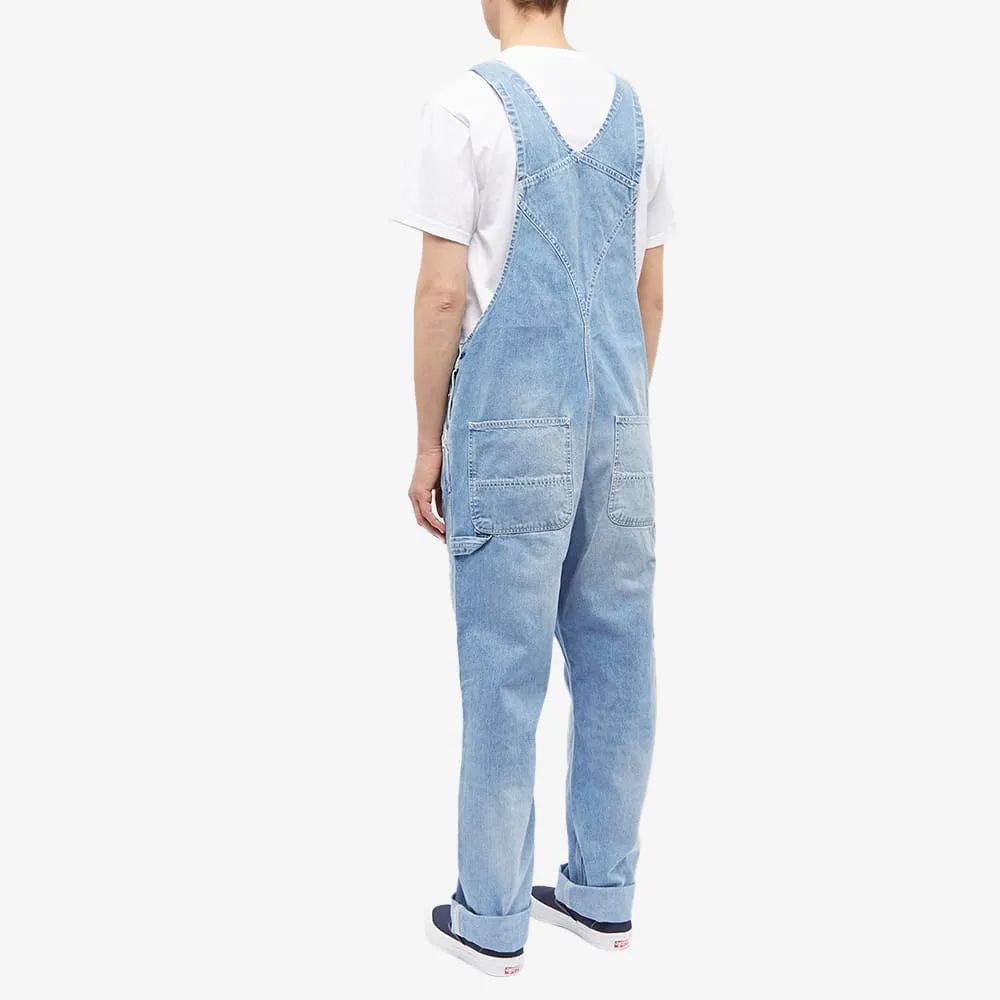 Logo Denim Overalls