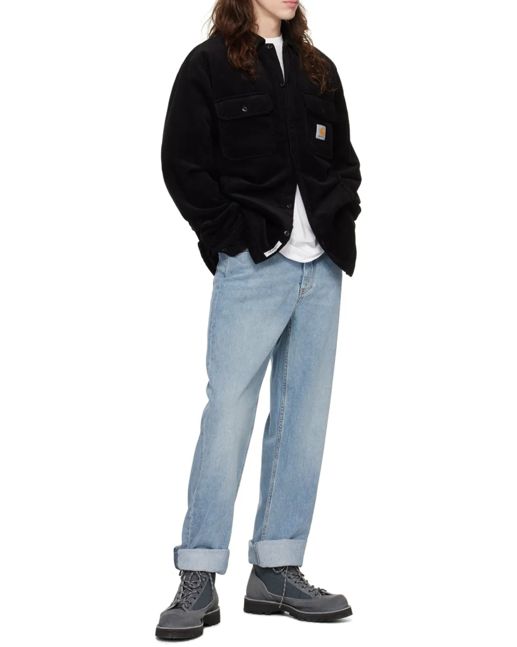 Whitsome Logo-Patch Shirt Jacket