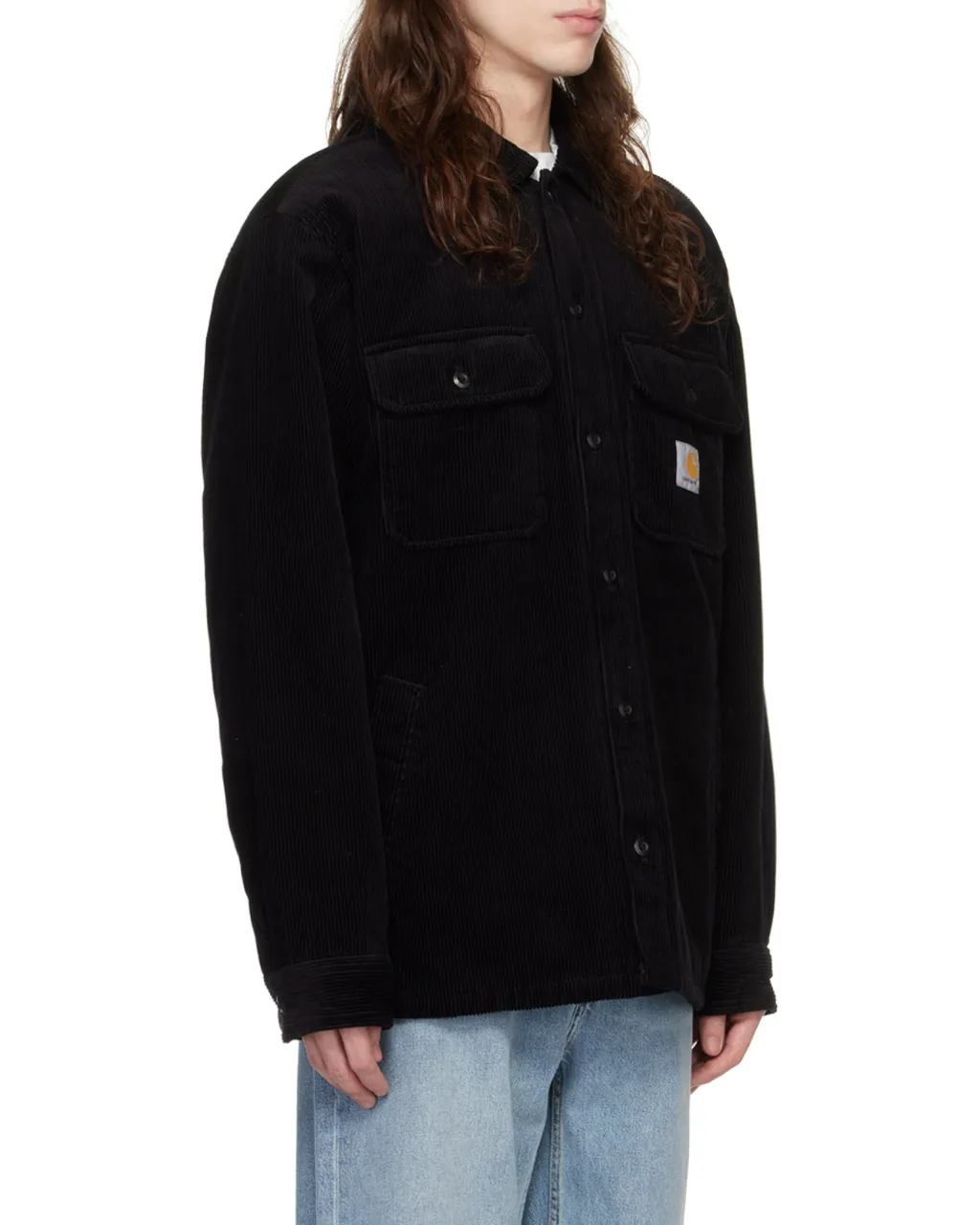 Whitsome Logo-Patch Shirt Jacket
