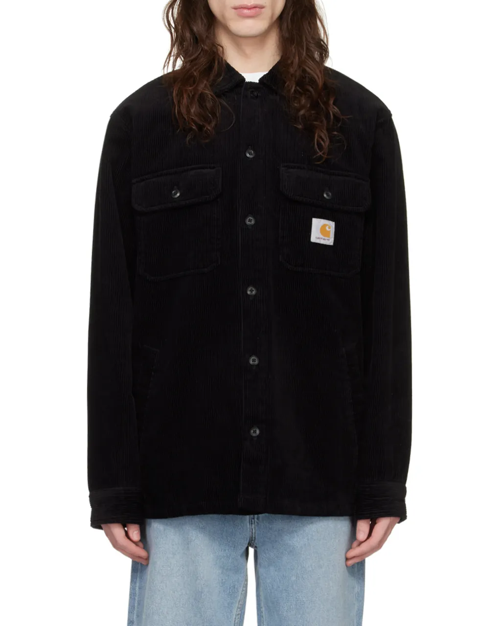 Whitsome Logo-Patch Shirt Jacket