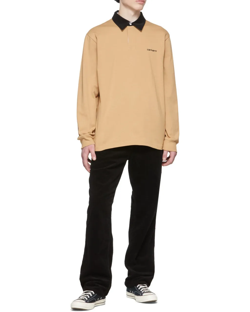 Single-Knee Corduroy Trousers