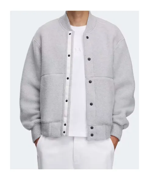 Hudson Fleece Bomber White Label