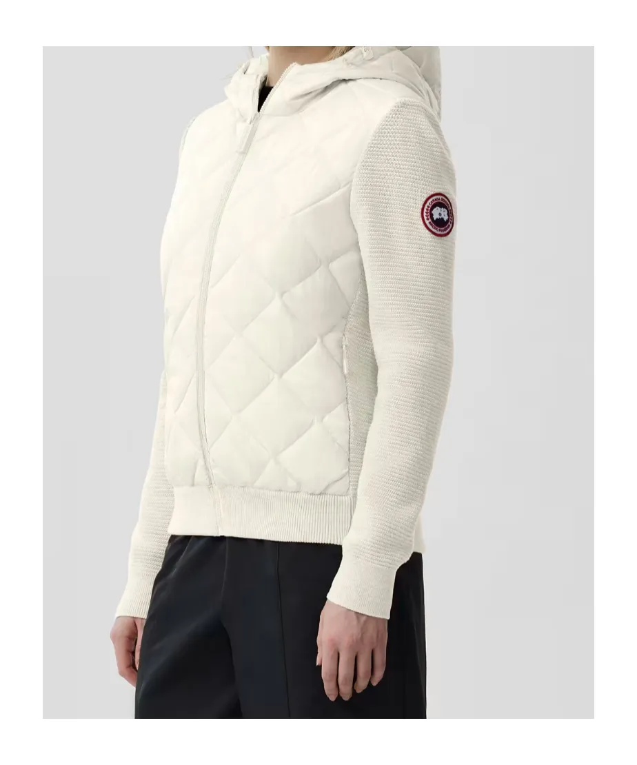 Hybridge Quilted Knit Hoodie