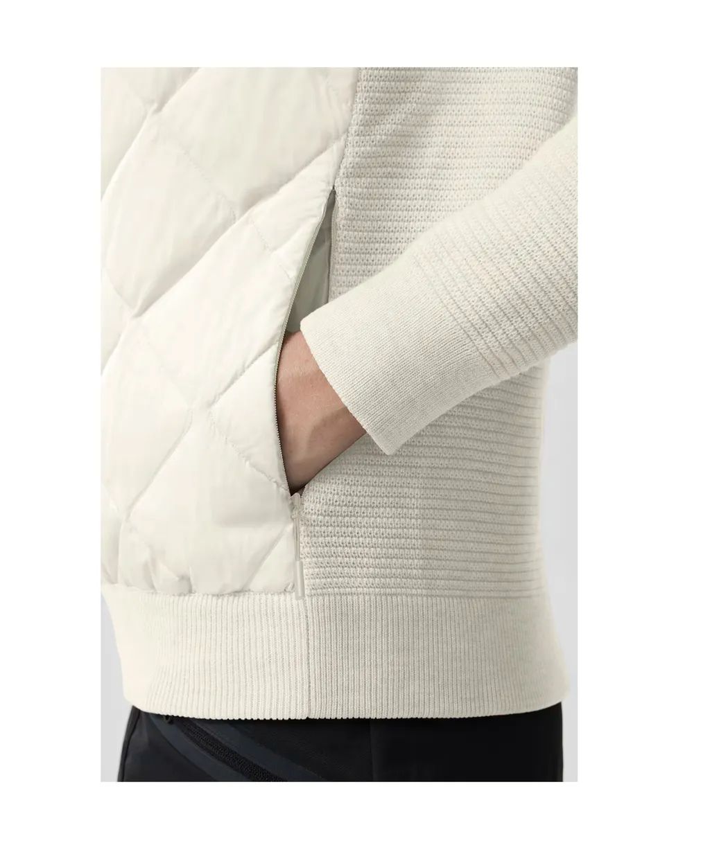 Hybridge Quilted Knit Hoodie