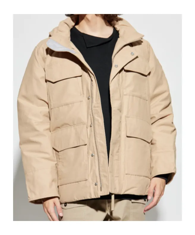 Hooded Pocketed Padded Jacket
