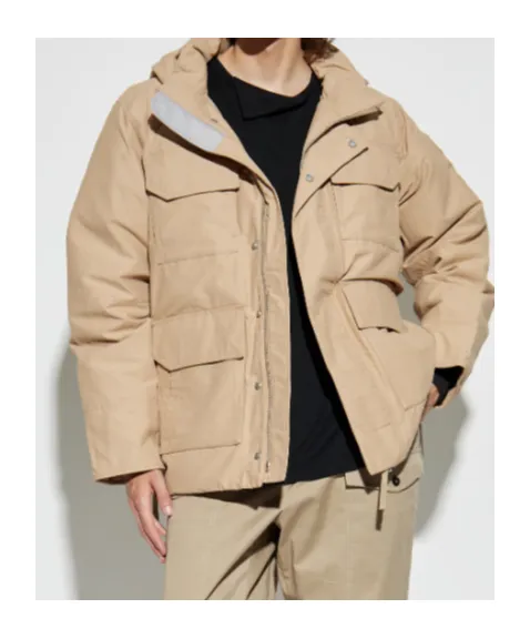 Hooded Pocketed Padded Jacket