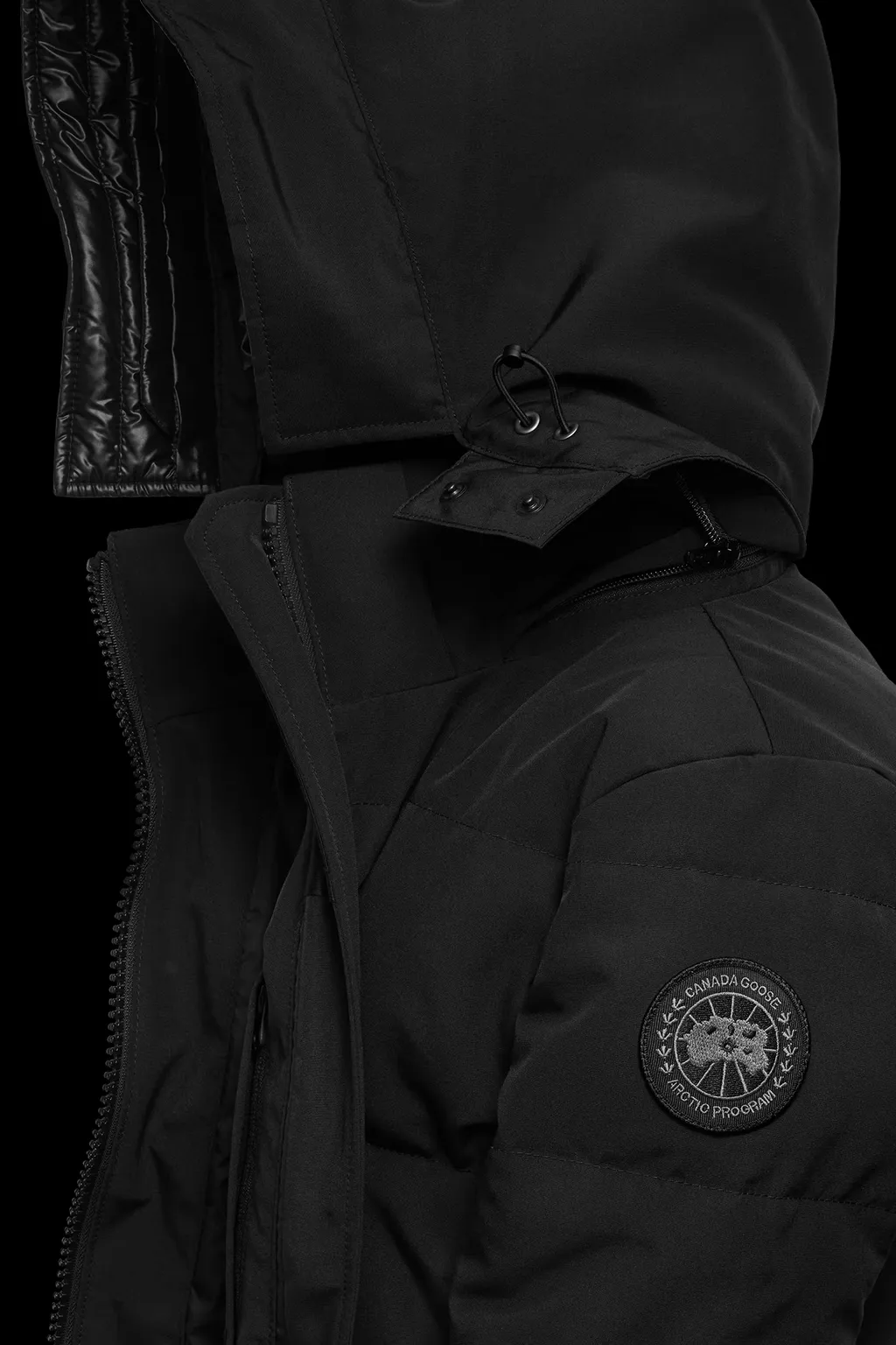 Chelsea Front-Zip Hooded Parka