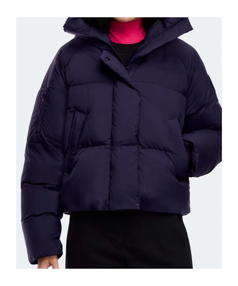 Quilted Zip-Front Jacket