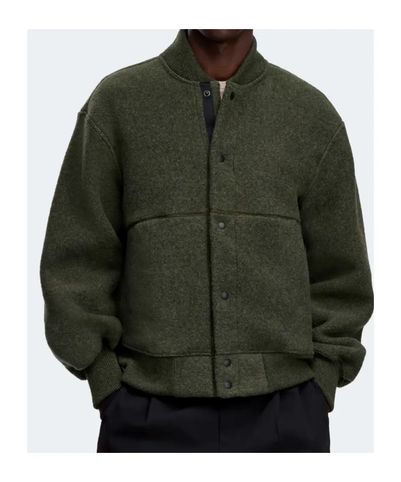 Hudson Fleece Bomber Black Label