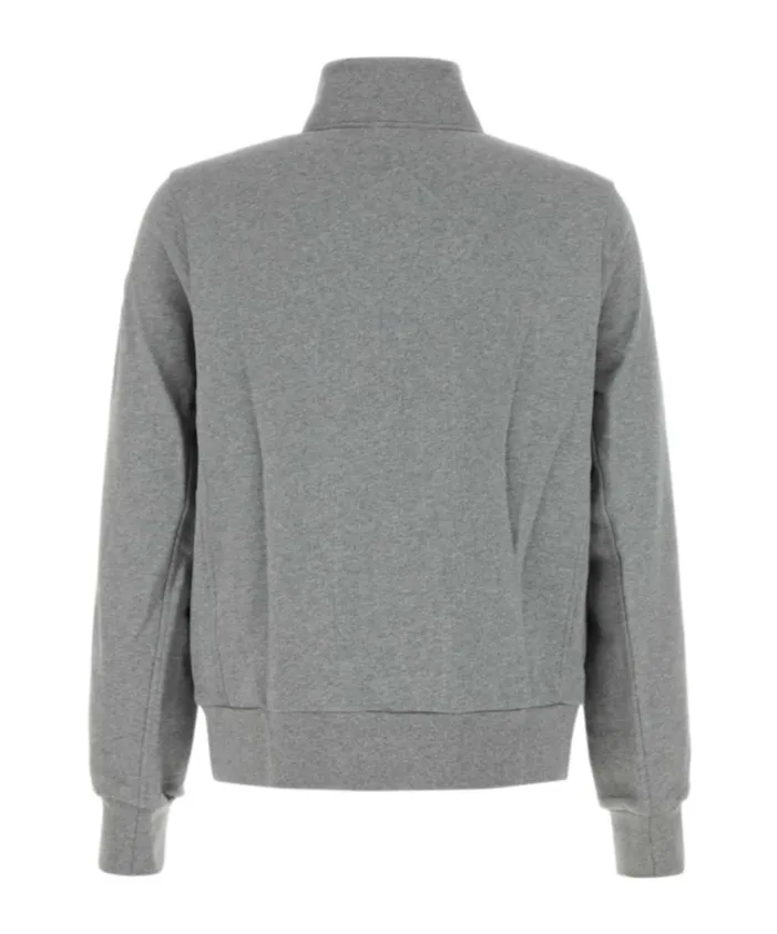 Quilted-Panel Full-Zip Jacket