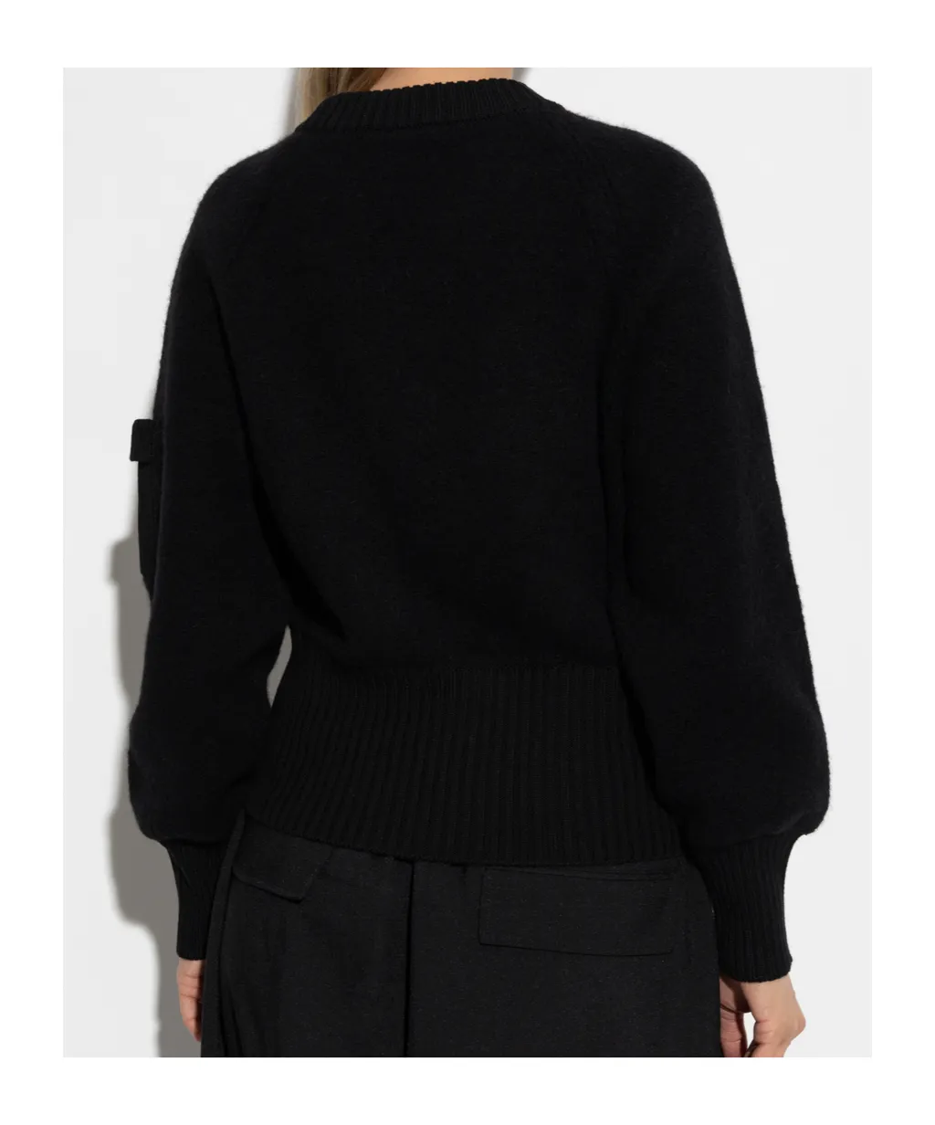 Ribbed-Hem Sweater
