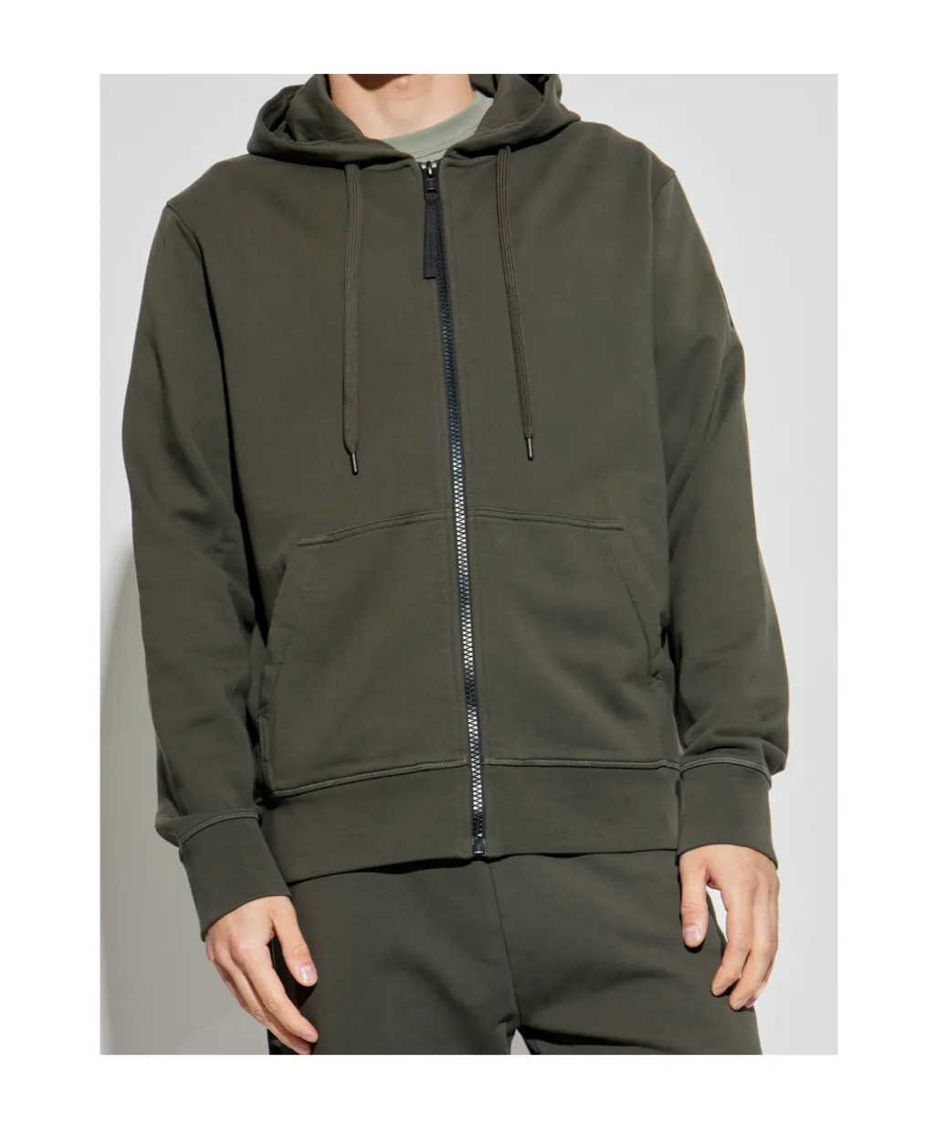 Huron Zipped Long-Sleeved Hoodie