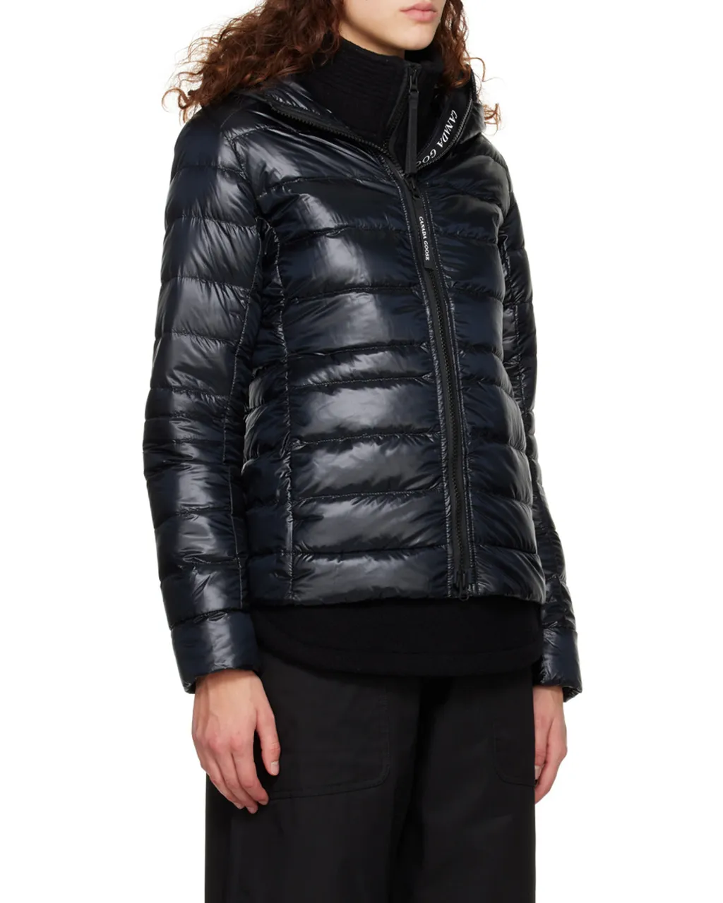 Logo Patch Zip-Up Padded Jacket