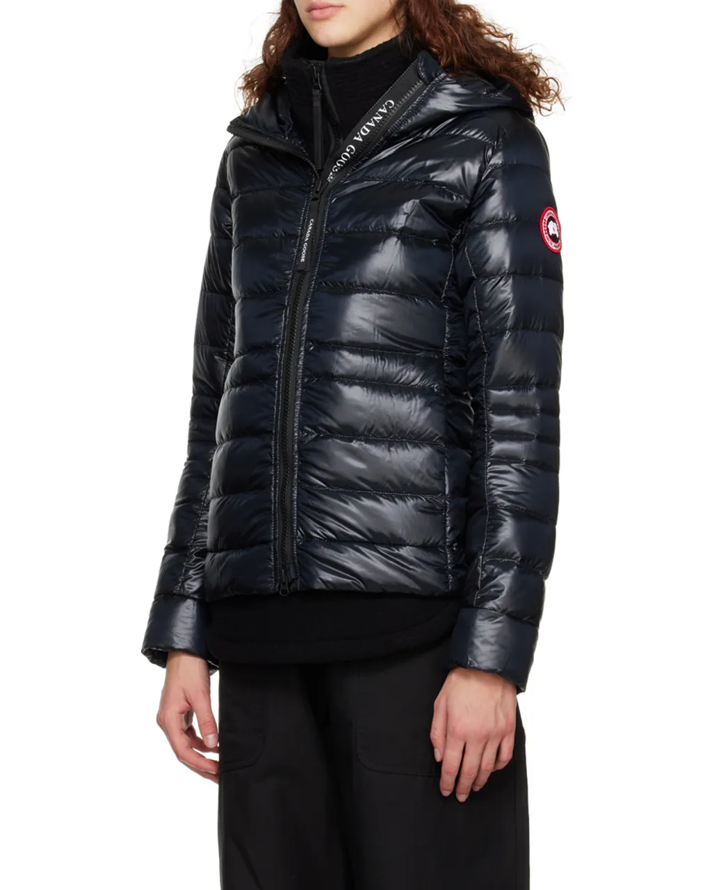 Logo Patch Zip-Up Padded Jacket