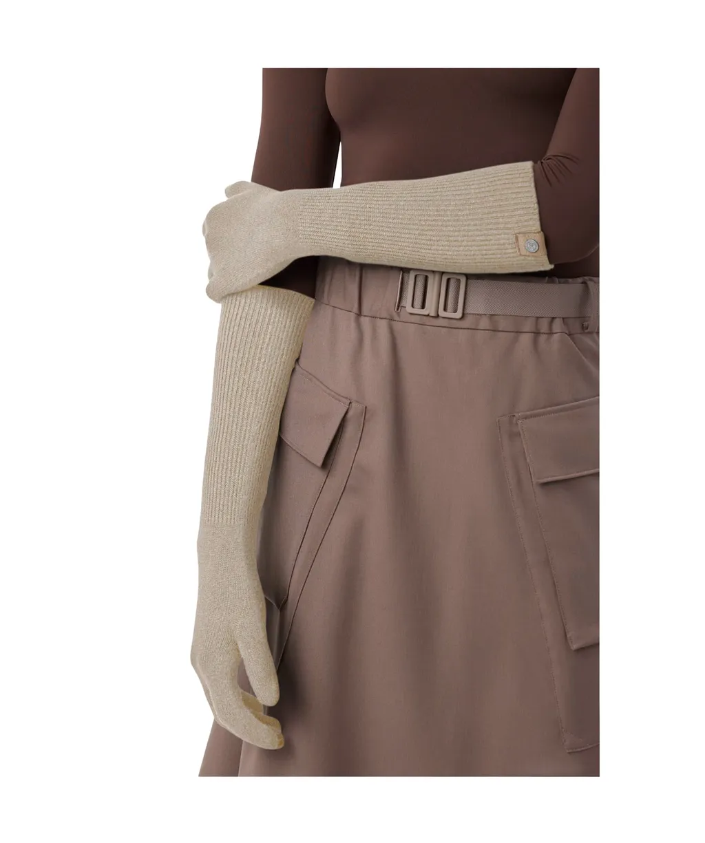 Logo-Patch Knitted Gloves