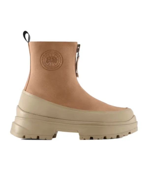 Zip-Detailed Boots
