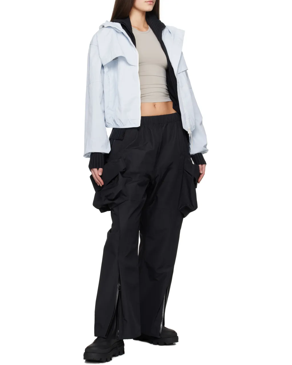 Zip-Up Hooded Jacket