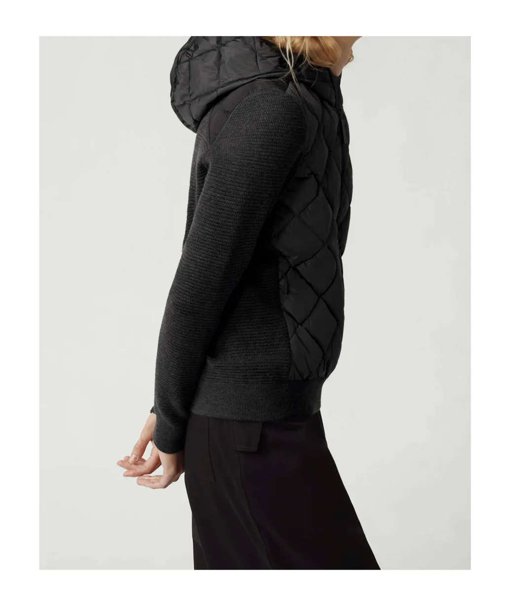 Hybridge Quilted Knit Hoodie