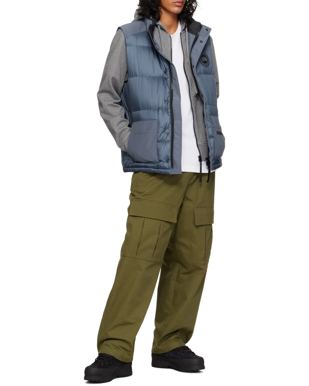 High-Necked Down Vest