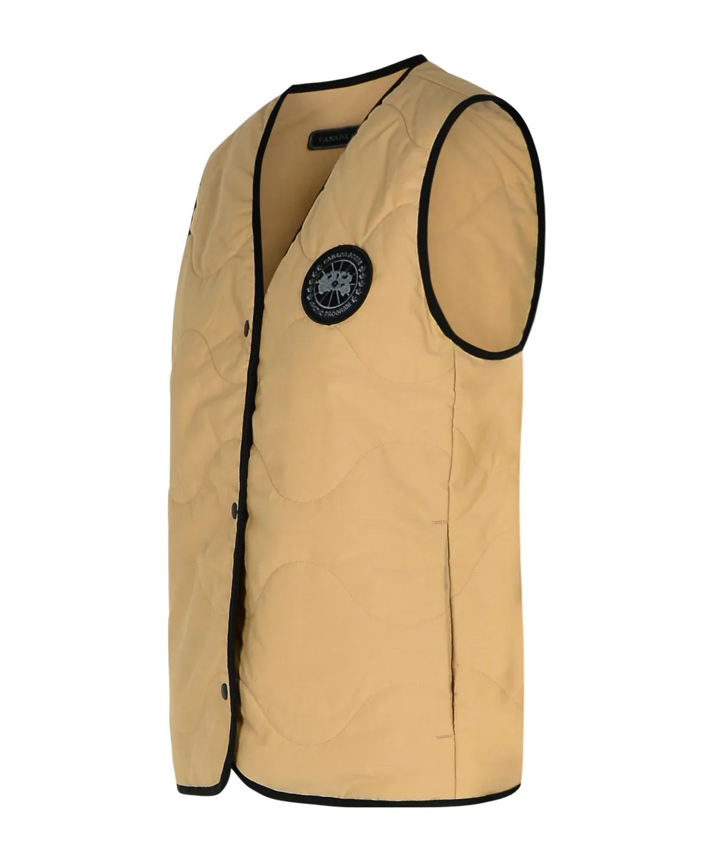 Logo Patch V-Neck Vest