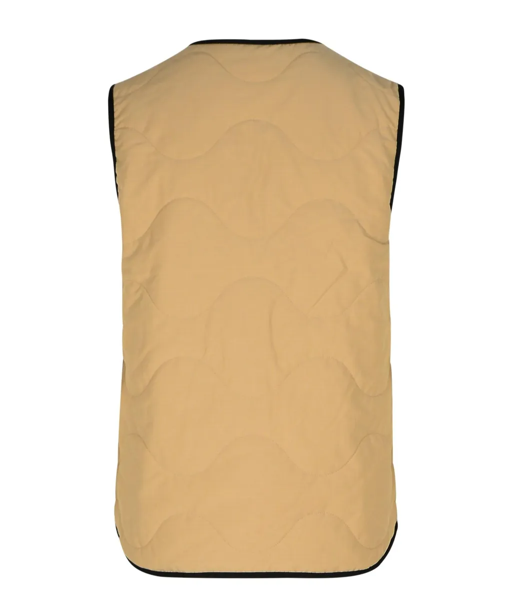 Logo Patch V-Neck Vest
