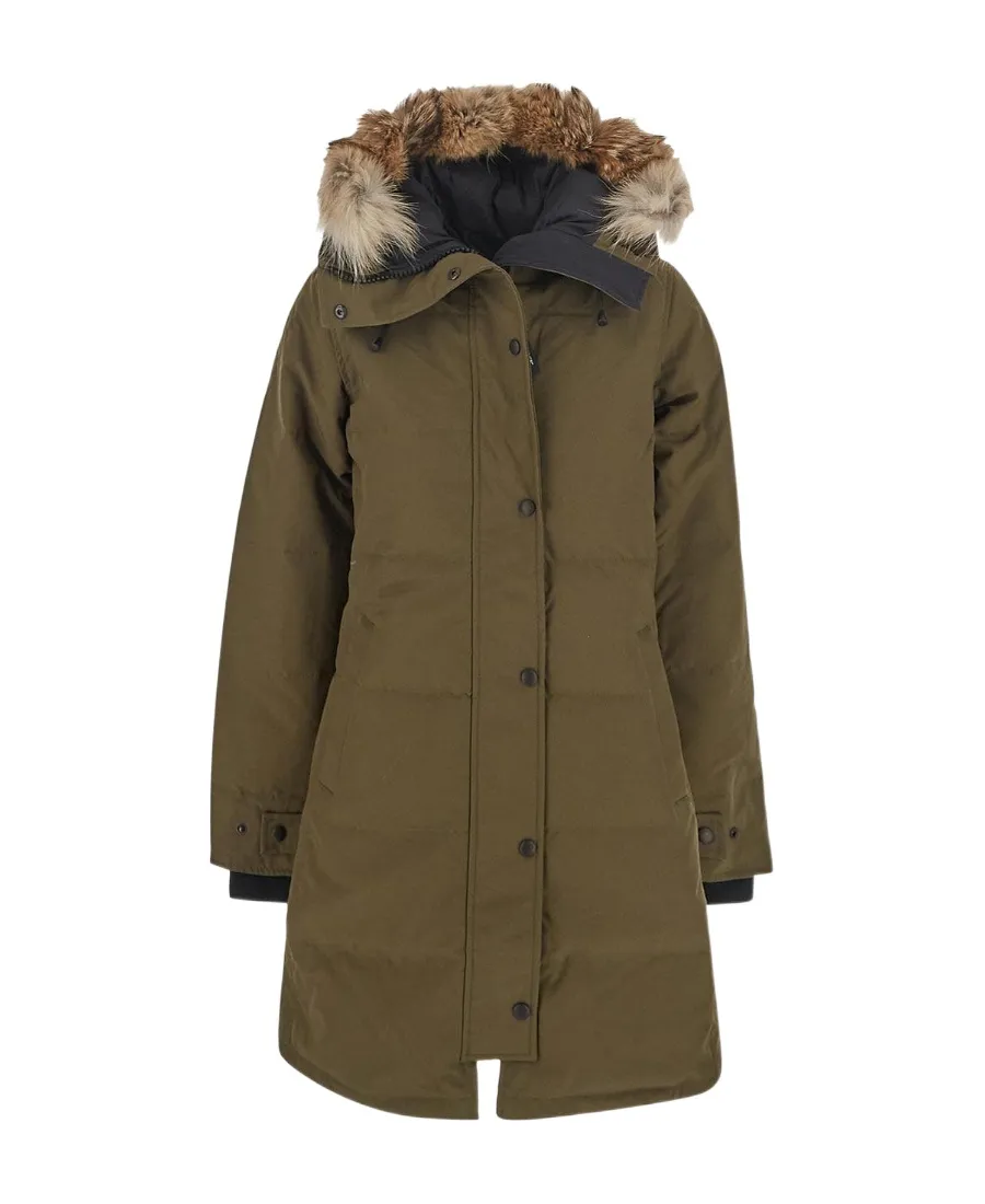 Logo Down Parka Coat
