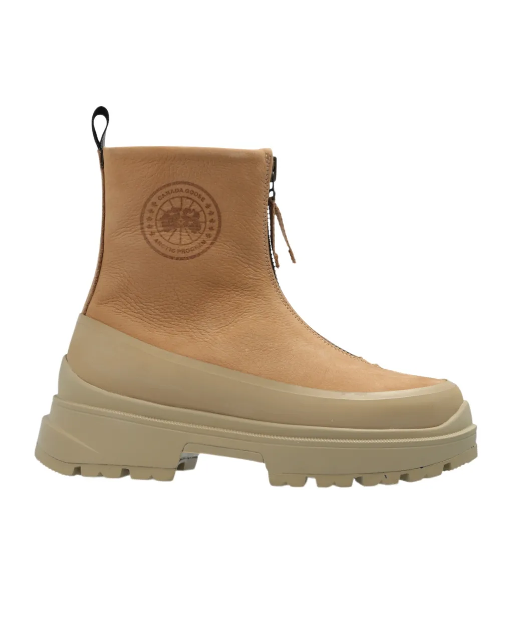 Zip-Detailed Boots