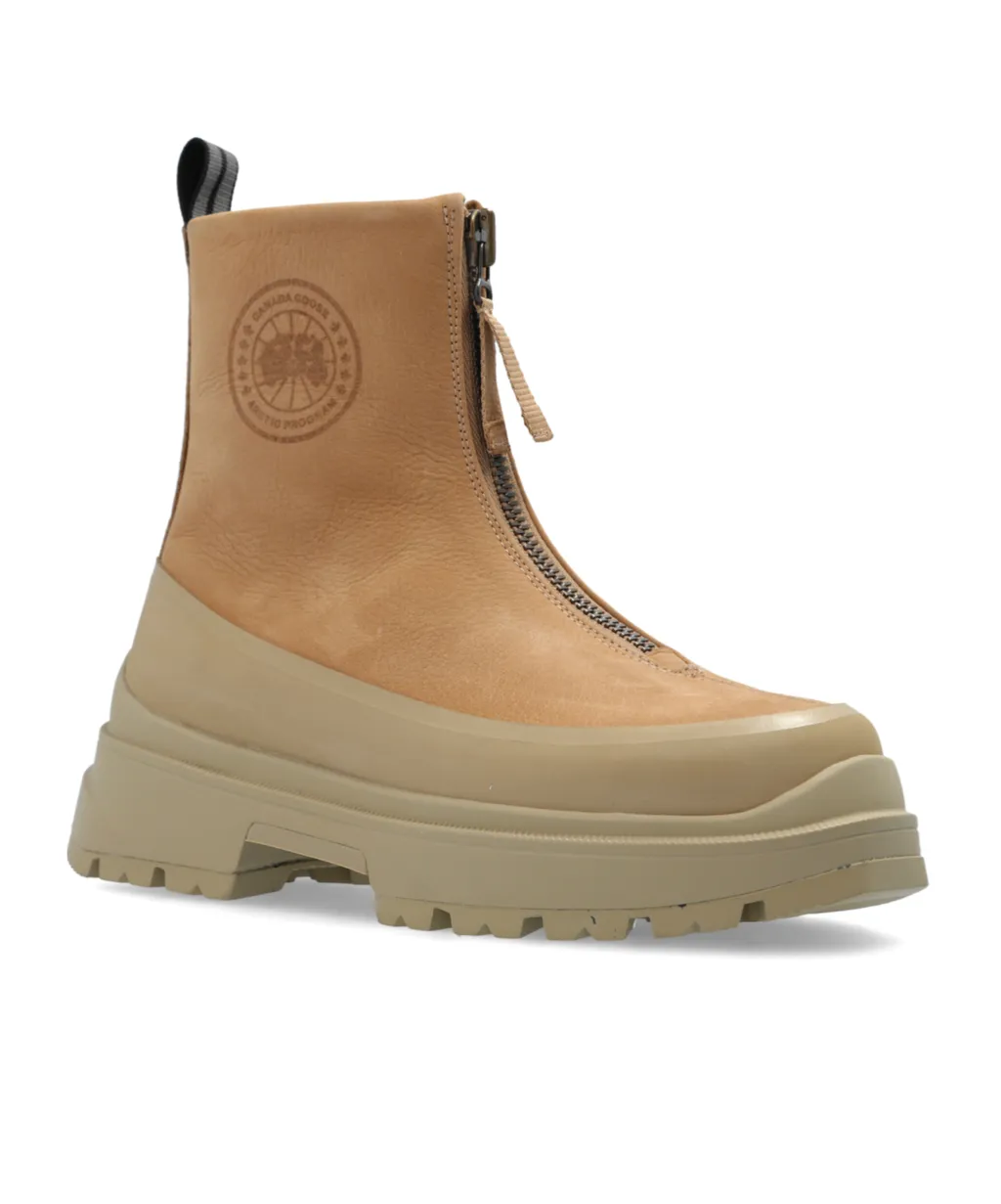 Zip-Detailed Boots